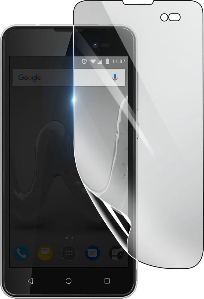 3mk, Geschikt voor Wiko Sunny 2 Plus, Schokbestendige Hydrogel Screenprotector, Transparant