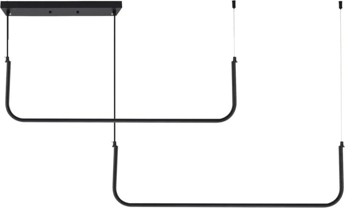 TooLight Minimalistische LED hanglamp - Zwart - 150 cm - Dimbaar - Koel wit licht