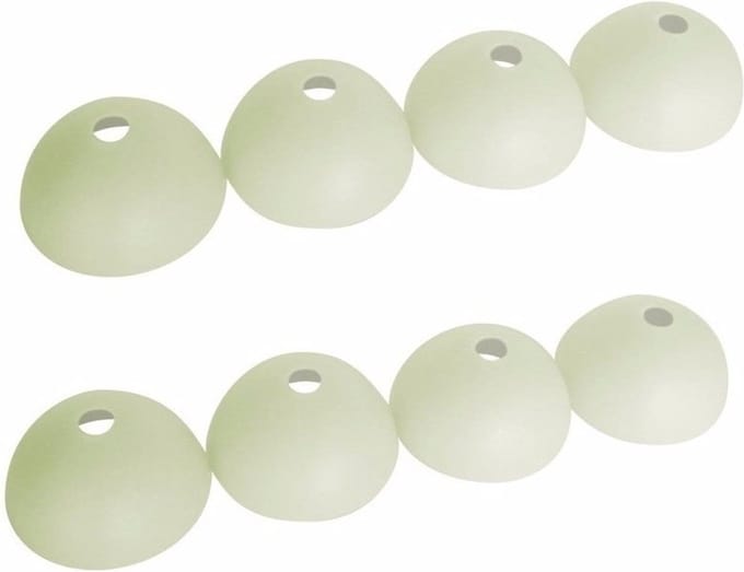 ProPlus Tentharingbeschermers - 16x stuks - glow in the dark - tentharing beschermkapjes