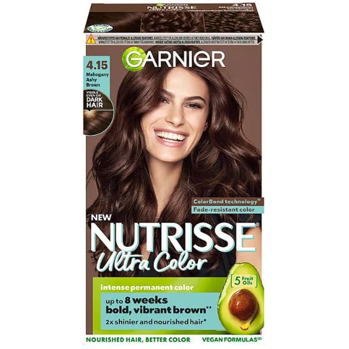 Garnier Nutrisse Ultra 4.15 Mahogany Ashy Brown 1 st