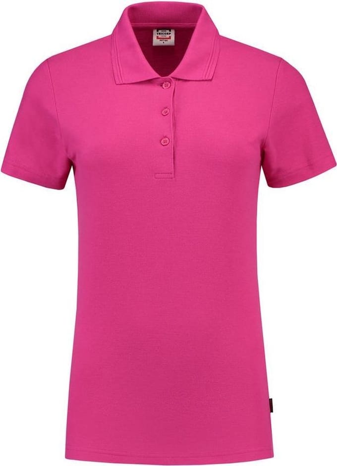 Tricorp  Poloshirt Slim Fit Dames 201006 Fuchsia  - Maat M
