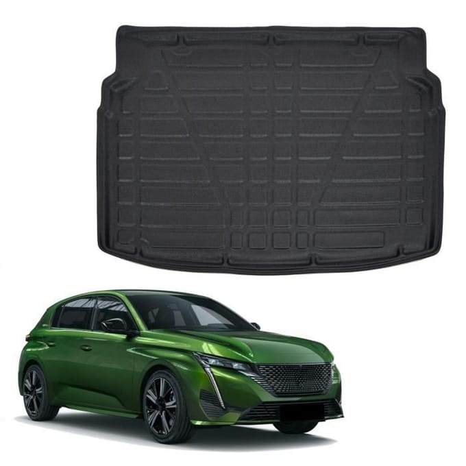 Kofferbakmat - Scoutt - 308 HTB - Zwart - Antislip - Op Maat