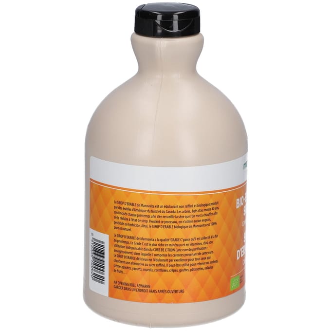 Mannavital Ahornsiroop Bio Zoetmiddel Graad C 1l