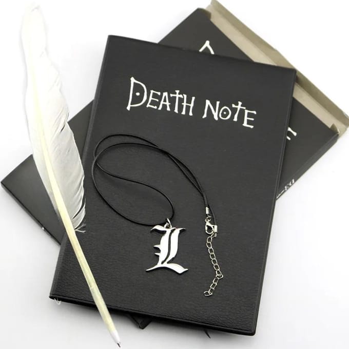 A5 Anime Death Note Notebook Set Leren Journal Verzamelbaar Death Note Notebook School Groot Anime Thema Schrijf Journal black