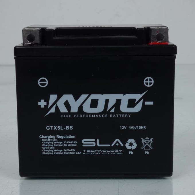 Batterie SLA Kyoto pour Quad Barossa 100 Python 2003 à 2004 YTX5L-BS / 12V 4Ah Neuf