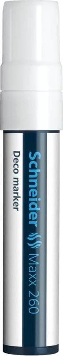 5 Krijtmarker Schneider Wit 260