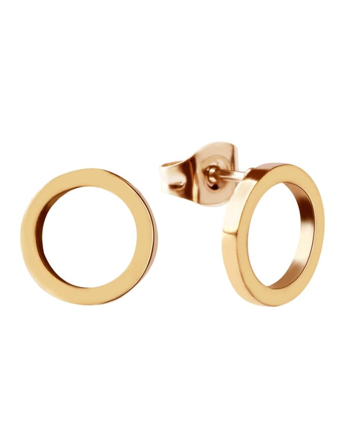 good.designs Oorbellen in cirkelvorm met poussette