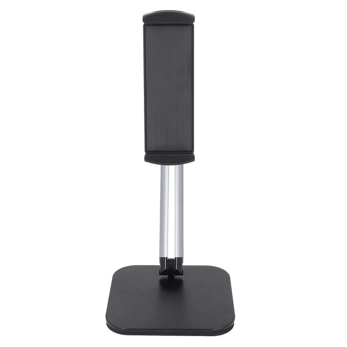 Support de tablette pliable pour bureau, rotation à 360 degrés, pour téléphone portable de 4,7 à 12,9 pouces black