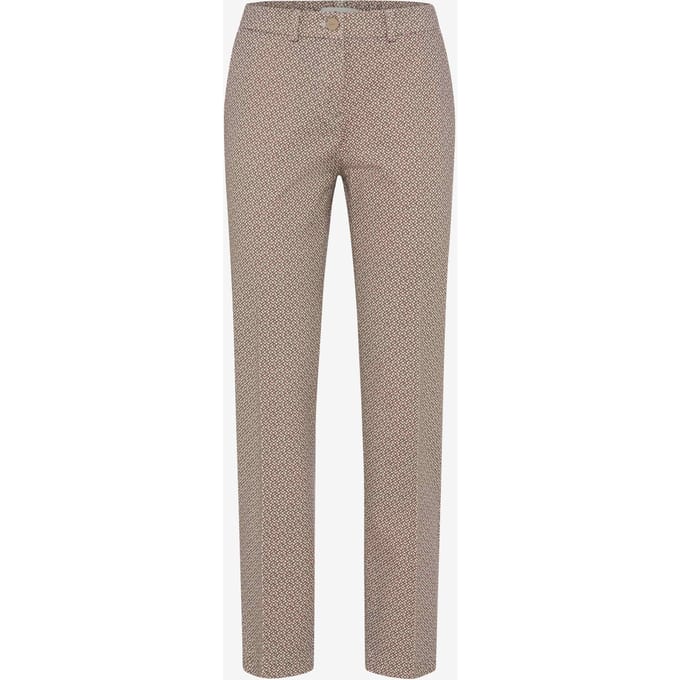 Brax Dames Chino  Style MARON S WARM GREIGE, lichtbruin, maat 32