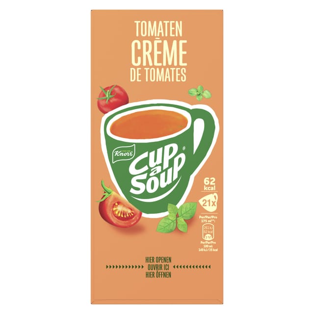 Knorr | Cup-A-Soup Tomaten Creme | 21 x 175 ml