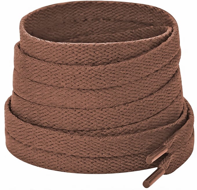The Kicks Don Veters Plat 150CM - Pecan Bruin - 8mm
