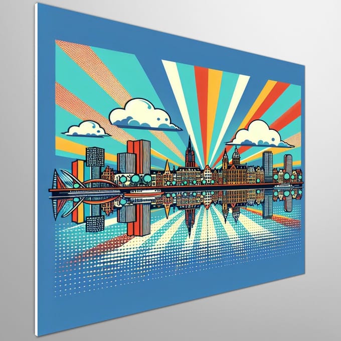 Kunstprint | Wanddecoratie | Forex | 80 × 80 cm