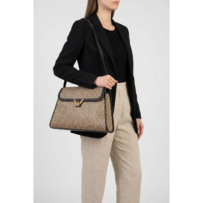 Coccinelle dew Bicolor Str Multi Noir/noir Größe: OS | Handtaschen Outlet | Damen