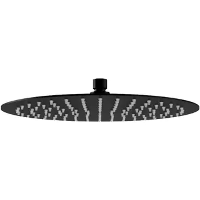 Aquavive Regendouchekop Irminio - 250mm - 1 Straal - Zwart