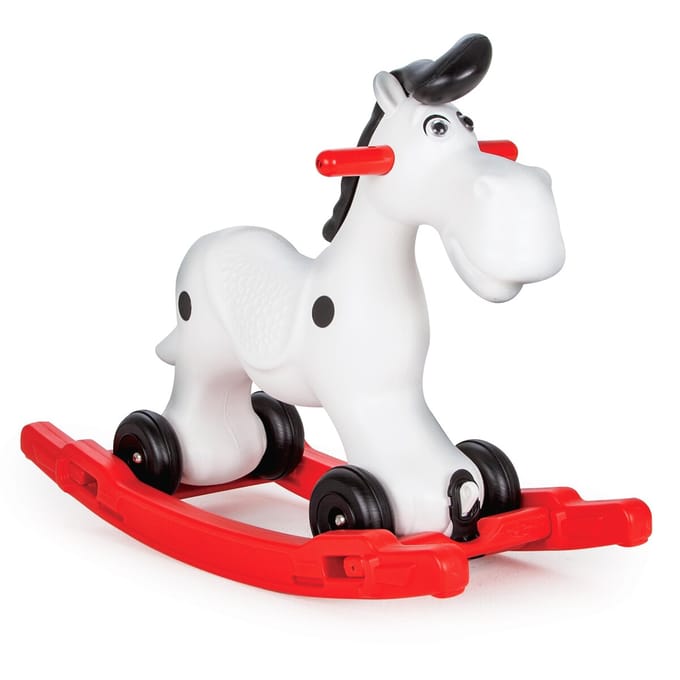 Jamara Hobbelpaard/loopwagen 2-in-1 Wit Junior