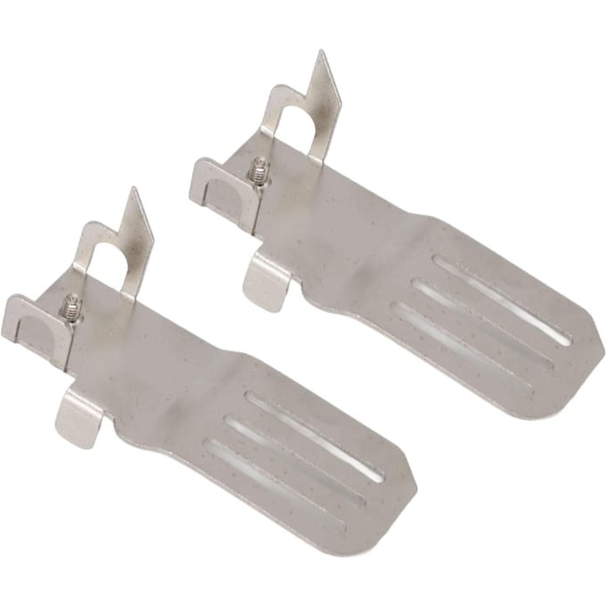 2 PCS Clip de Mètre Ruban Alliage d'Aluminium avec Trois Fentes d'Installation Support de Mètre Ruban pour white