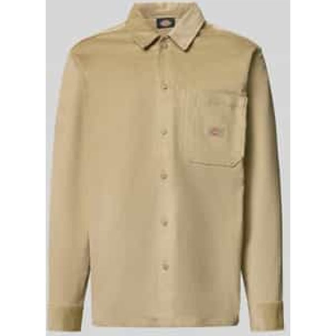 Dickies Corduroy Overhemd Met Lange Mouwen Beige M Man