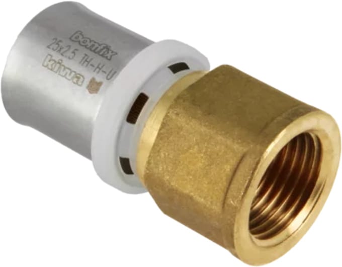 BONFIX Alu-pers schroefbus 1/2″ bi.dr. x 25 mm 1st.