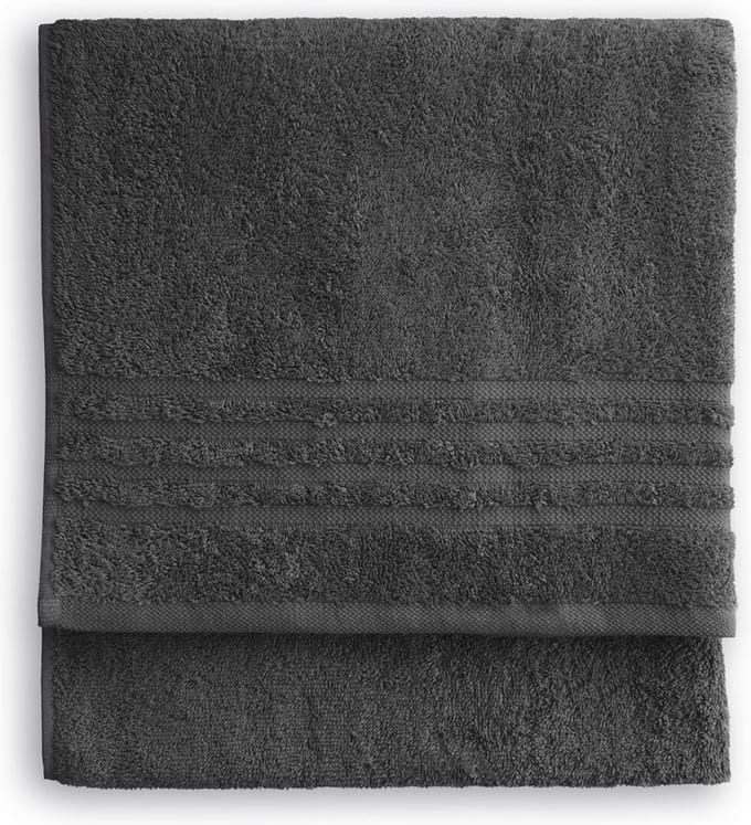 Byrklund Badlaken Bath Basics - 70x140 - 100% Katoen - Antraciet