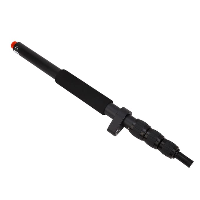 Telescopische GPS Rover Stang Aluminiumlegering Nauwkeurige Libel Stabiele Structuur 1.5m Landmeten RTK black
