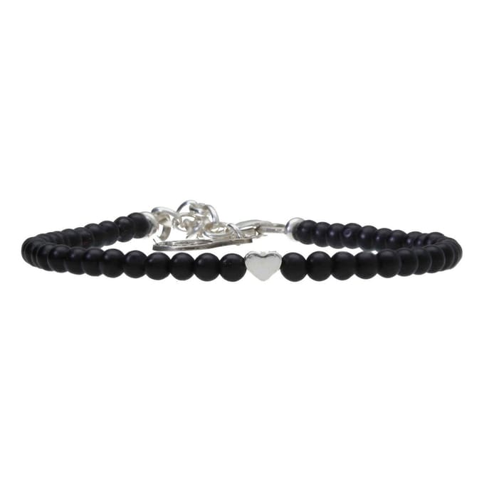 Bela Donaco - Armband Classic B3 – Onyx – Sterling Zilver