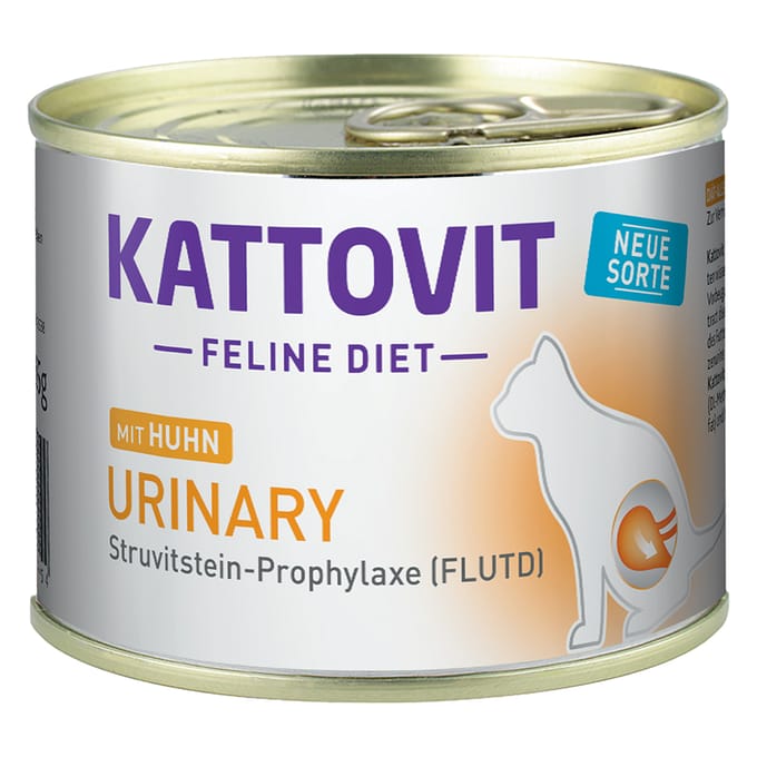6x185g Urinary (Struvitstenen-Profylaxe) Kip Kattovit Kattenvoer