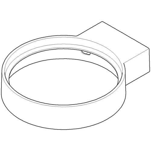 Dornbracht replacement wall bracket for toilet brush 081797503-00