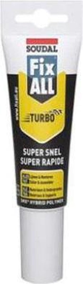 Soudal Lijmkit Fix All Turbo Wit 125ml