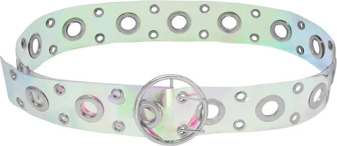 Riem Transparent Zilver PU