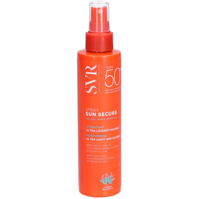 SVR Sun Secure Ultra-Light Invisible Spray SPF50+ voor de gevoelige huid - 200 ml