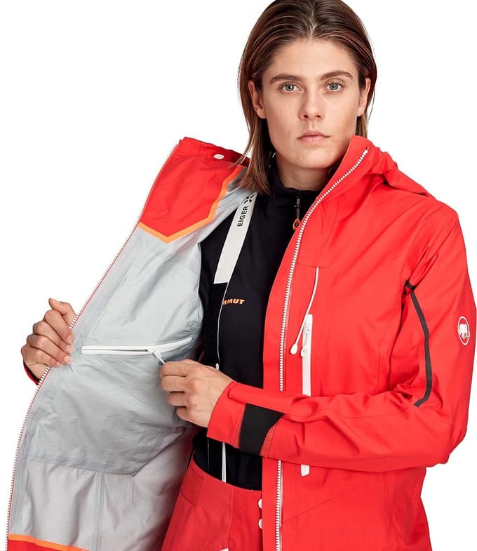 Mammut Nordwand Advanced HS Hoodie - Azalea - Maat Damen_XL