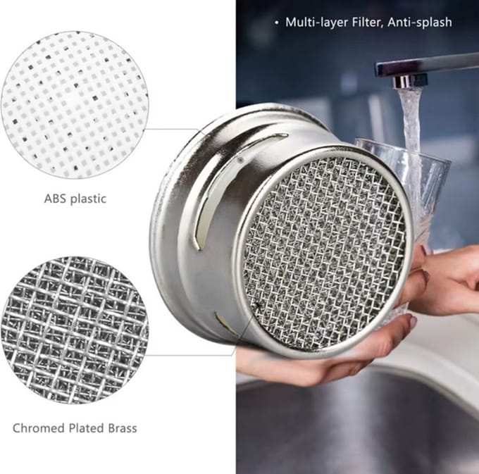 Kraanbeluchter M24 – Chroom – Waterbesparing – Kraan Perlator