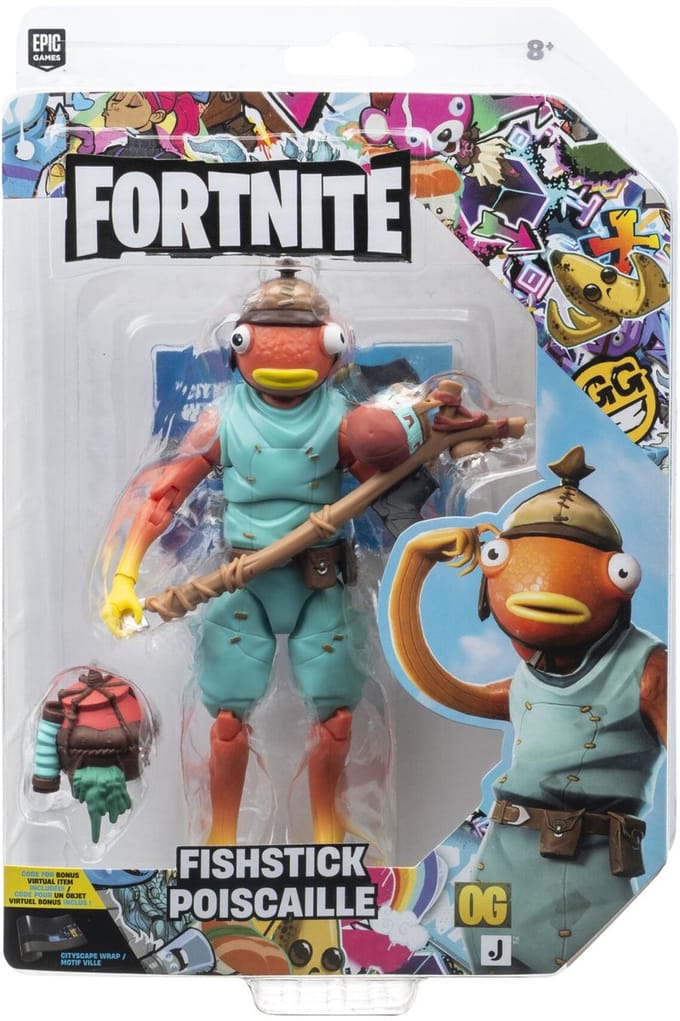 Fortnite Single Pack Fishstick 15cm Actiefiguren en superhelden
