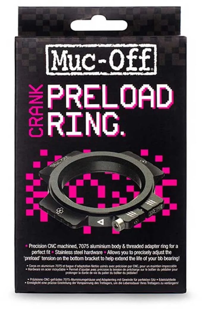 Muc-off crank preload ring zwart