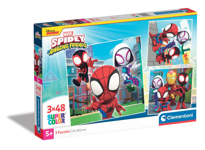 Puzzel Marvel Spidey en zijn Geweldige Vriendjes - Clementoni - 24 maxi stukjes - Tekenfilms en Strips schoon