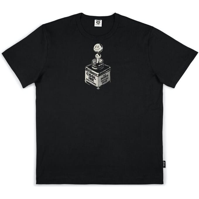 The Dudes T-shirt - Drops - S tot M - voor Mannen - zwart