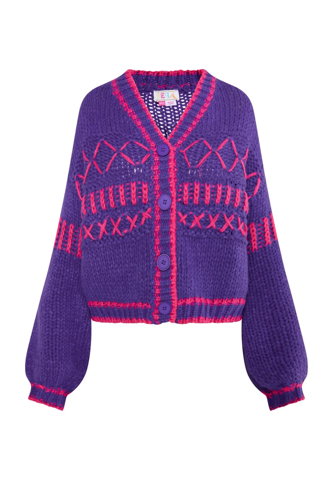 IZIA Vest Dames paars-roze
