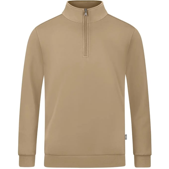 Jako Organic Ziptop Heren - Zand | Maat: M