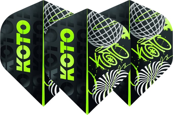 KOTO Rebel Royale Neon NO2 - Dart Flights