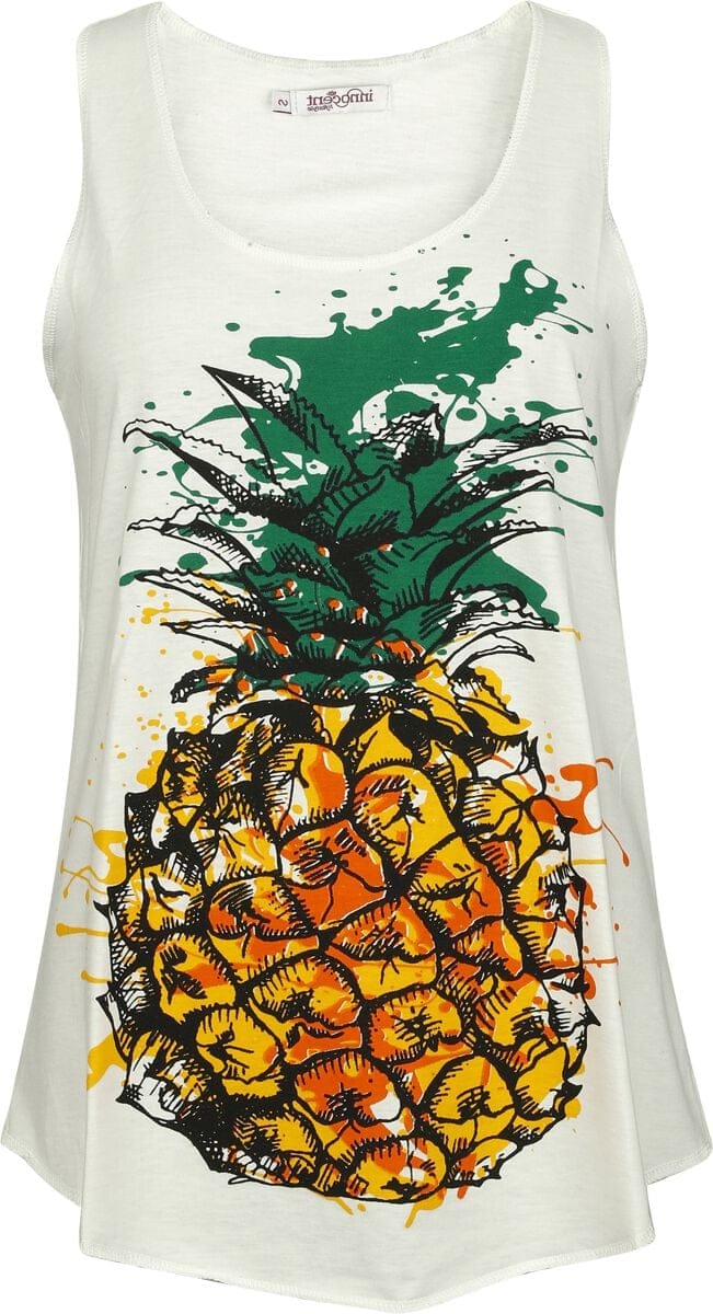 Innocent Top - Pineapple Martini Top - S tot XXL - voor Vrouwen - wit