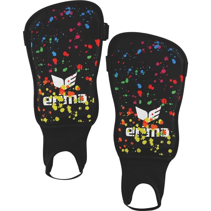 Erima Flex Guard Ergono Scheenbeschermer - Zwart | Maat: L