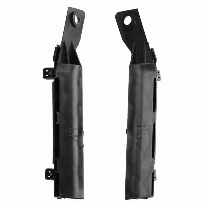 2 pièces Support de pare-chocs avant de voiture pour Nissan Versa 0712 black
