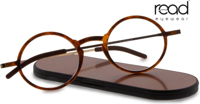 Read Eyewear CHAP33D Ultem leesbril +2.50 - Mat tortoise - Aluminium