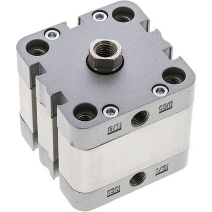 ISO 21287 Compacte Dubbelwerkende Cilinder 50-15mm - Magnetisch