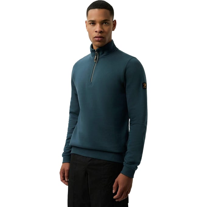 Patrick Mens Harlem Quarter Zip Top (Donkerblauw)