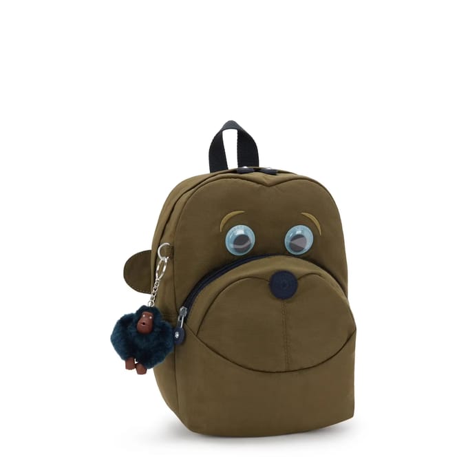 kipling rugzak Back To School Faster Kids Backpack Treasure Green kaki