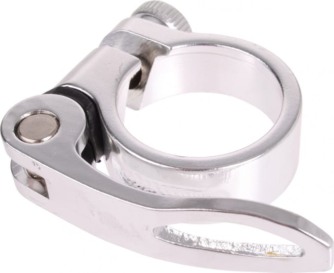 M-Wave Zadelpenklem - Snelspanner - 32.0 mm - Zilver - Lichtgewicht Metaal