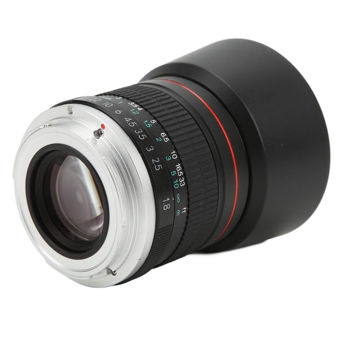 85mm F1.8 Camera Lens met Groot Diafragma Medium Telefoto Handmatige Focus Full Frame Portretlens voor EOS gray
