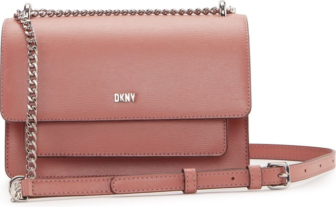 DKNY Leren Schoudertas Bryant Sutton Crossbody Bag Tera Oud roze
