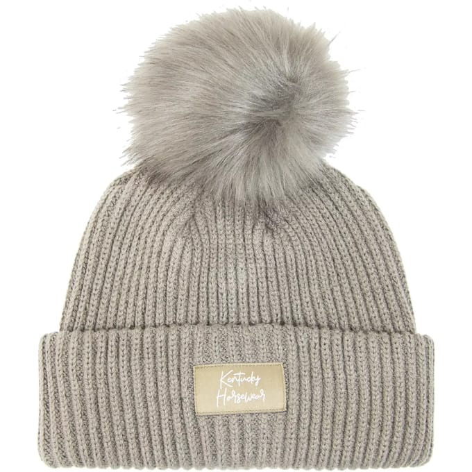 Dames muts met pompon Kentucky